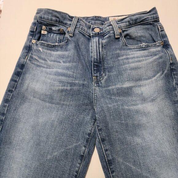 AG Adriano Goldschmied Mid Rise Straight Brinley Crop Jeans - Picture 4 of 10